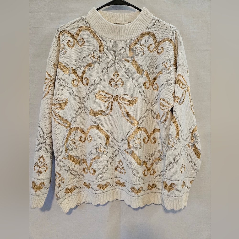 Vintage Dana Scott Sparkly Threaded Sweater